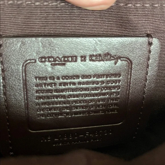 Special Edition Coach by Keith Haring Brown and Tan Mini Canteen Crossbody - Picture 10 of 10